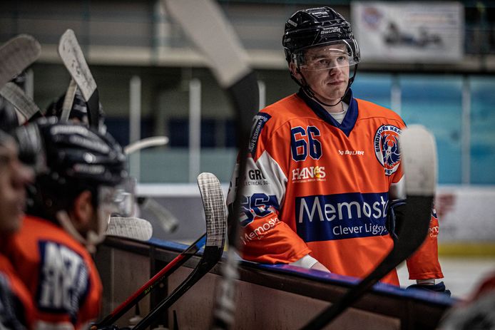 Ice hockey player Mike Verschuren from Eindhoven.