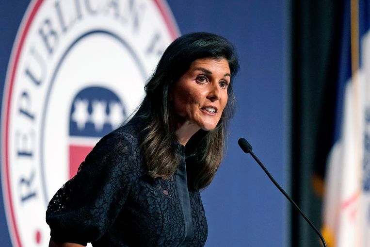 Nikki Haley, voormalig VN-ambassadeur en gouverneur van South Carolina. 24 juni 2021.  Beeld AP
