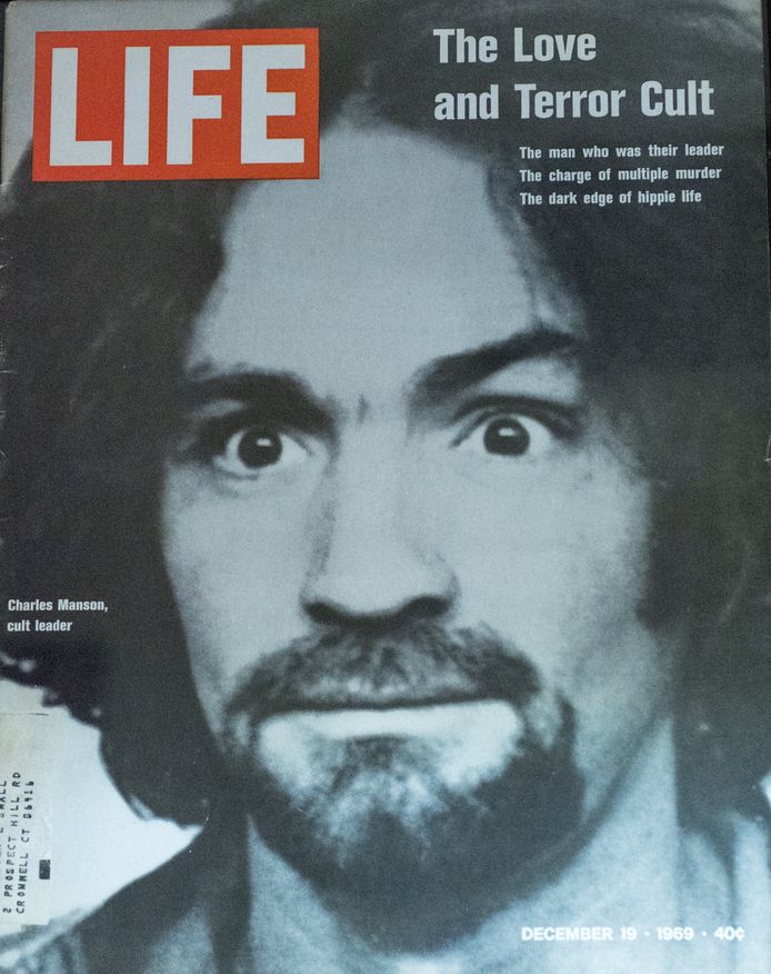 Charles Manson op de cover van Life op 19 december 1969.