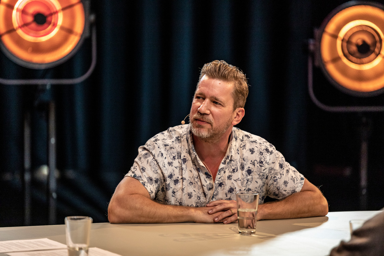 Jibbe Willems vorig jaar tijdens het Crossing Border Festival.   Beeld Hollandse Hoogte / Remco Koers