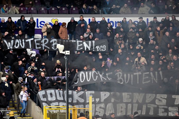 Tegen Antwerp maakten de fans van Anderlecht hun standpunt nog eens duidelijk.