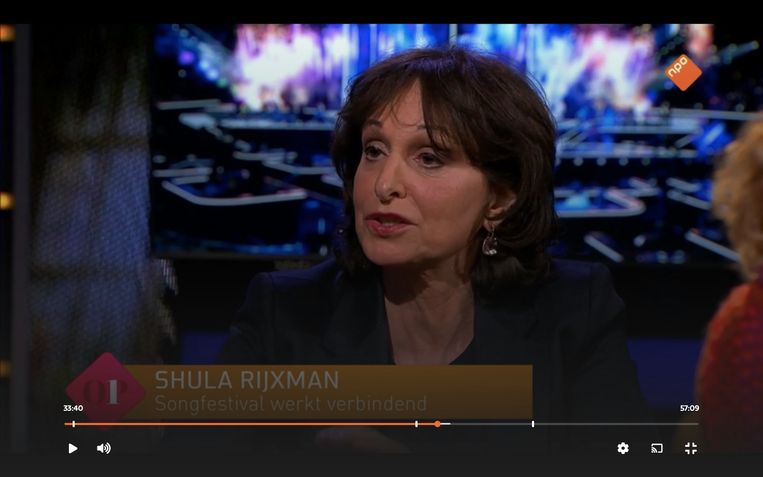 Shula Rijxman bij Op1. Beeld WNL
