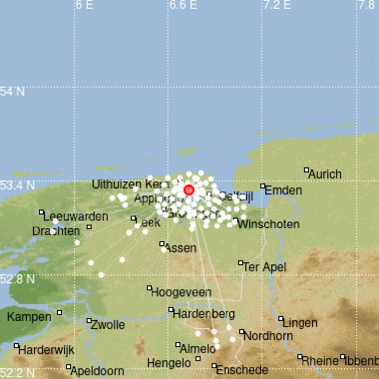 Beving met een kracht van 2.7 bij Groningse plaats Loppersum - Parool.nl