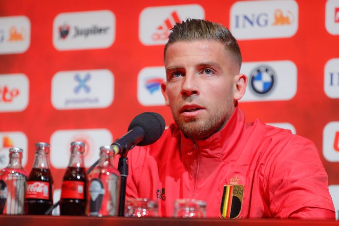 Toby Alderweireld en conférence de presse ce mardi.
