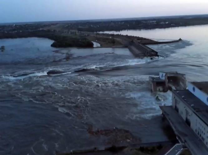 Instorting dam in Oekraïne “hoogstwaarschijnlijk veroorzaakt door ontploffing van binnenuit” volgens Amerikaanse experts