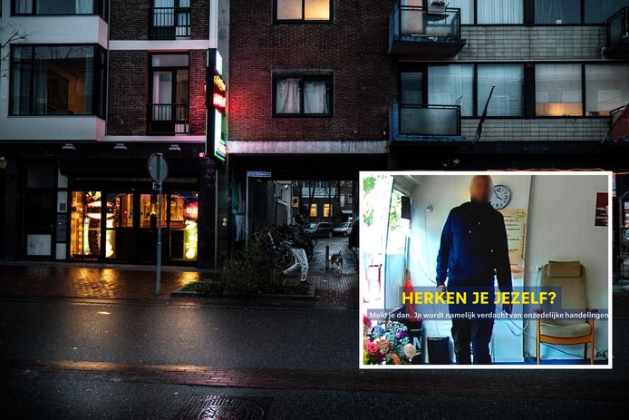 De Bloemerstraat in Nijmegen. Inzet: de verdachte die door de politie wordt gezocht.