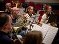 De ervaren muzikanten van muziekvereniging Mierlo Music in harmony die de volwassen beginners gaan ondersteunen.