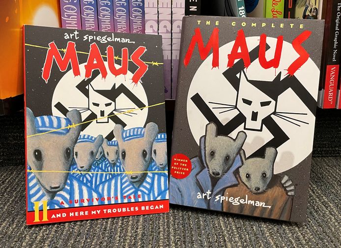 “Maus”, roman graphique en 2 tomes et prix Pulitzer 1992.