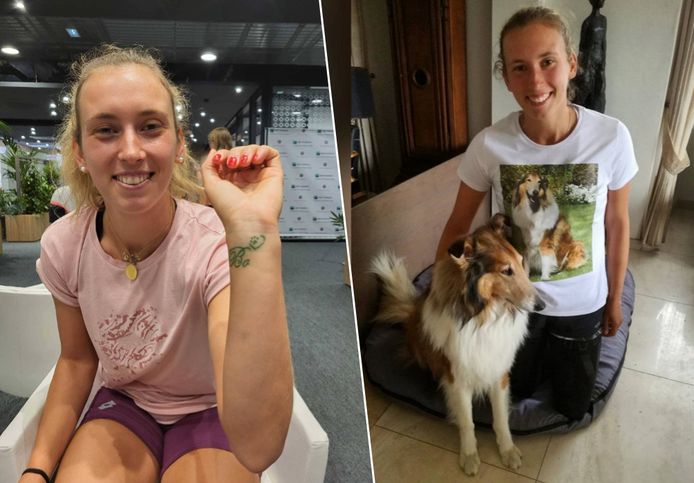 Elise Mertens speelt op Roland Garros met tattoo die gemaakt is met