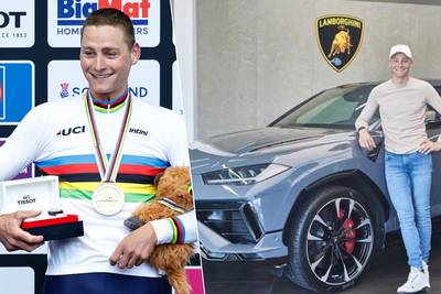 Net als zijn fiets kan ook de spaarrekening van Mathieu Van der Poel (28) tegen een stevige stoot: de verdiensten van de nieuwe wereldkampioen