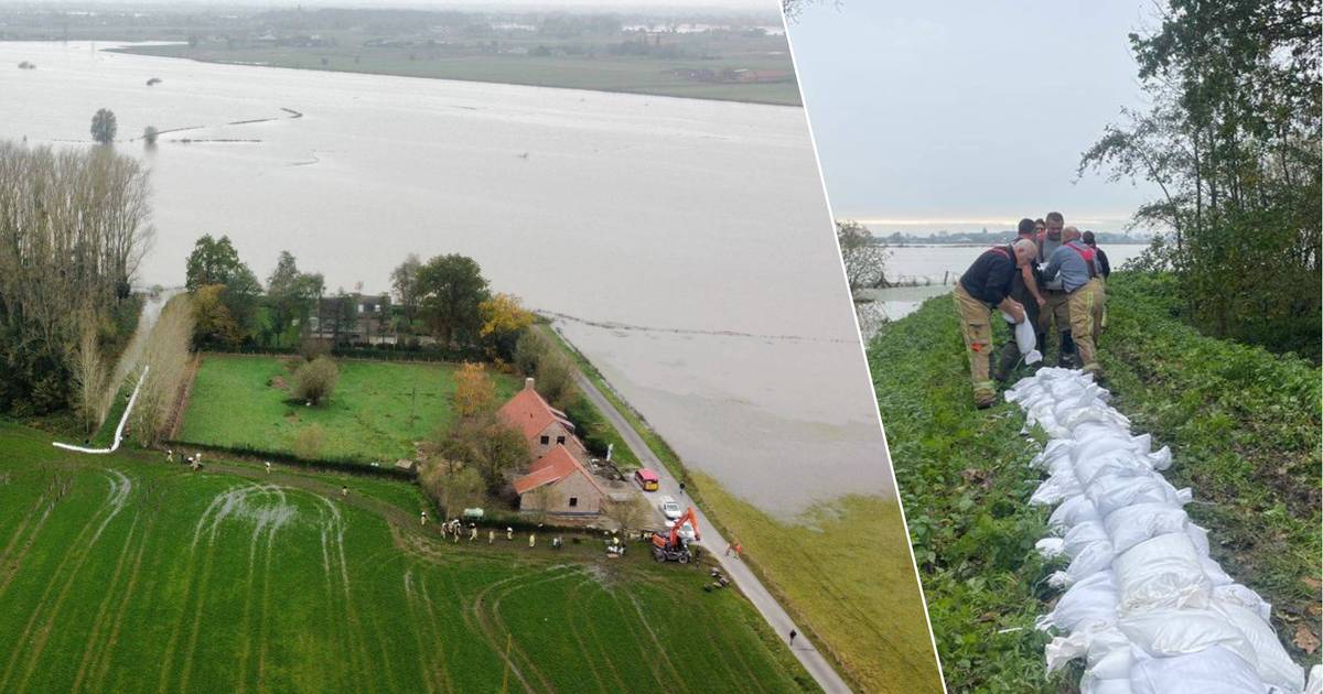 Floods in France and Belgium due to heavy rains, and in the Netherlands also it is still wet at the moment |  local