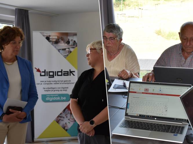Minister De Sutter woont computerles voor beginners van Digidak Dessel bij: "De samenleving digitaliseert in sneltempo, en niet iedereen kan volgen”