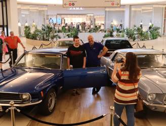 Winkelen en oldtimers bekijken in Waasland Shopping: “Speciaal voor vaderdag 15 Mustangs en Cougars te bewonderen”