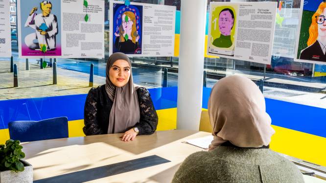 Haadjar en Dounia hielpen honderden Oekraïners: ‘Nu merken ze dat er niets is om naar terug te gaan’