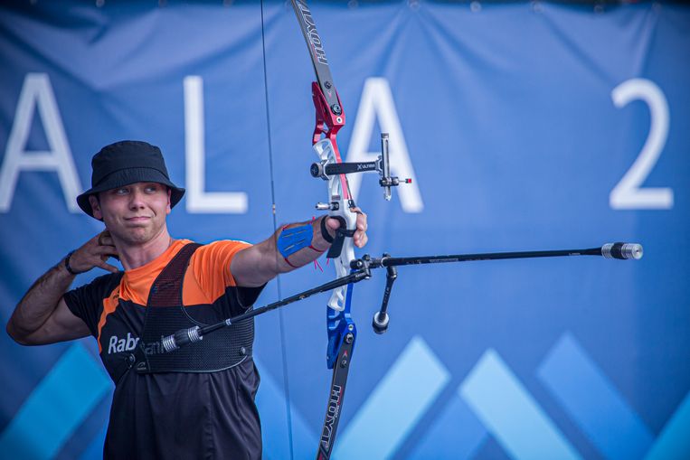 Steve Wijler tijdens een toernooi in Guatemala, waarin hij als vierde eindigde. Beeld Dean Alberga / Dutchtarget.com