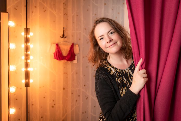 Marieke Van Pee, eigenaresse van lingeriewinkel Eva's Appel in Gent.