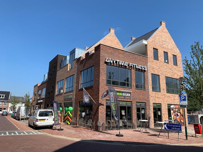Het nieuwe woon- en winkelcomplex aan de Hilverstraat.