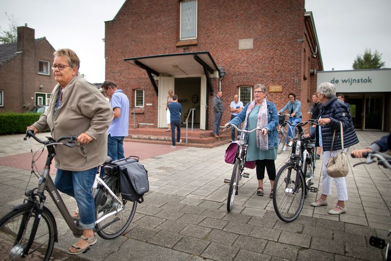 De sluiting van de vrijgemaakte kerk in Ulrum doet pijn bij de gemeenschap.  Beeld Herman Engbers