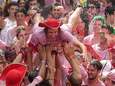 15.000 mensen bij start stierenrennen in Pamplona