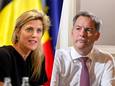 Binnenlandminister Annelies Verlinden (CD&V) en premier Alexander De Croo (Open Vld).