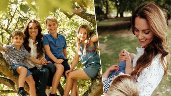Kate Middleton viert Britse Moederdag met vertederende foto’s van haar kinderen