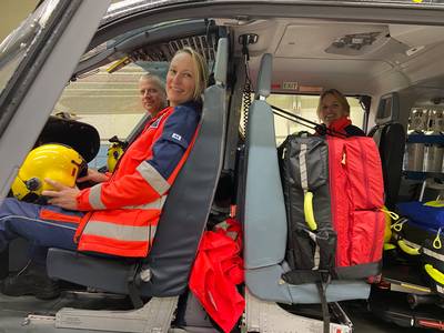 Werken op de traumaheli­kop­ter: ‘Je mag van binnen best huilen’