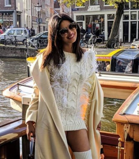 Priyanka Chopra viert vrijgezellenfeest in Amsterdam