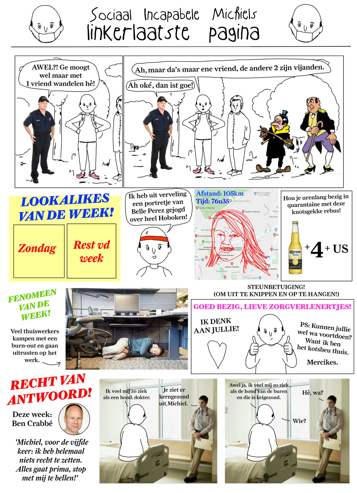 Sociaal Incapabele Michiel - week 15 Beeld Tom Borremans | Humo