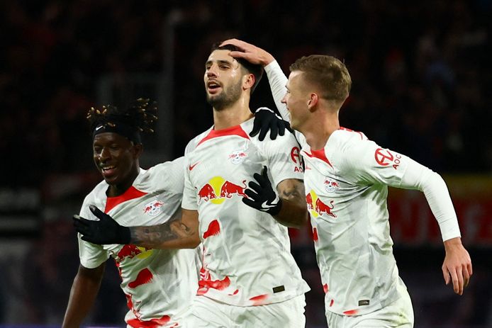 Dominik Szoboszlai (m) is de gevierde man.