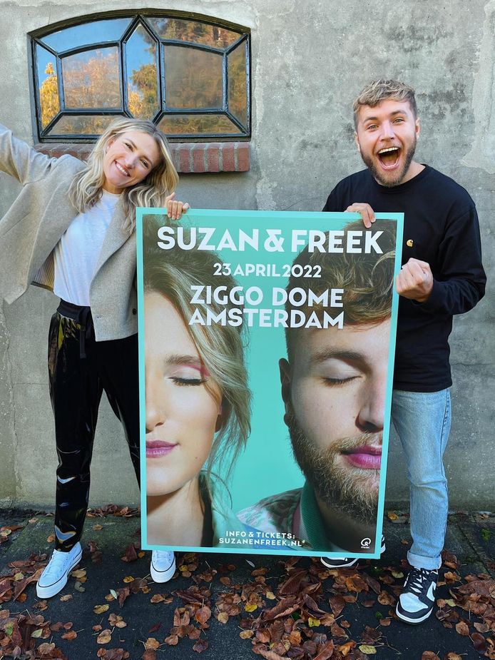 Suzan & Freek kondigen een concert aan in de ZiggoDome in Amsterdam