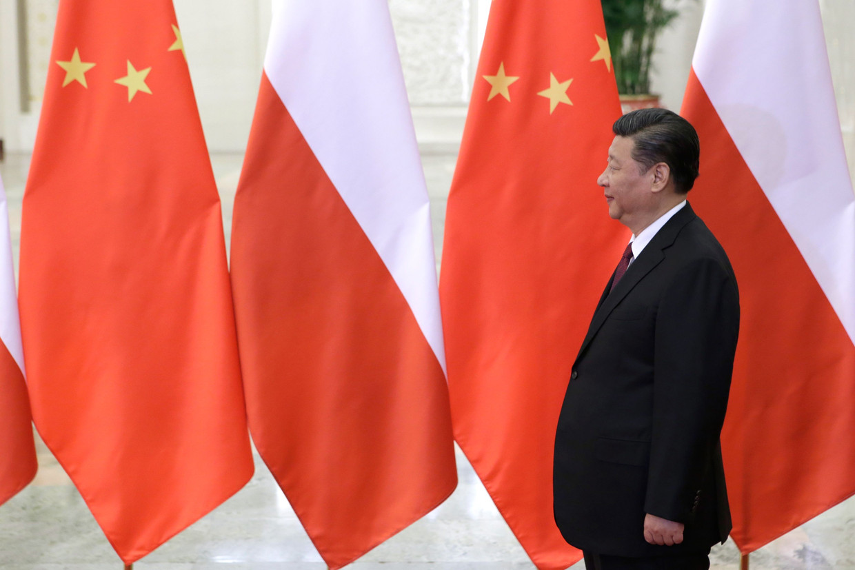 De Chinese president Xi Jinping.  Beeld AFP