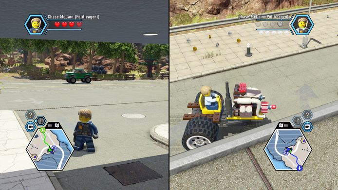 Ook in Lego City Undercover kan je met twee spelen.