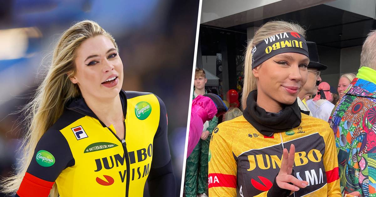 Nanouk (23) gaat als Jutta Leerdam compleet viral: ‘Vaders vroegen of ik met hun zoon op de foto wil