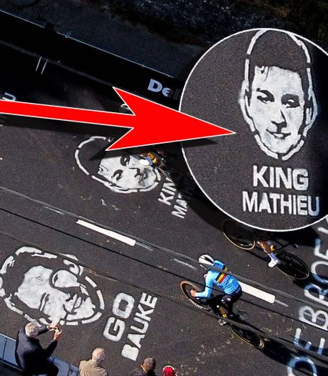 Nederlandse wielerfans stelen show in hol van de leeuw: ‘King Mathieu en Go Bauke’