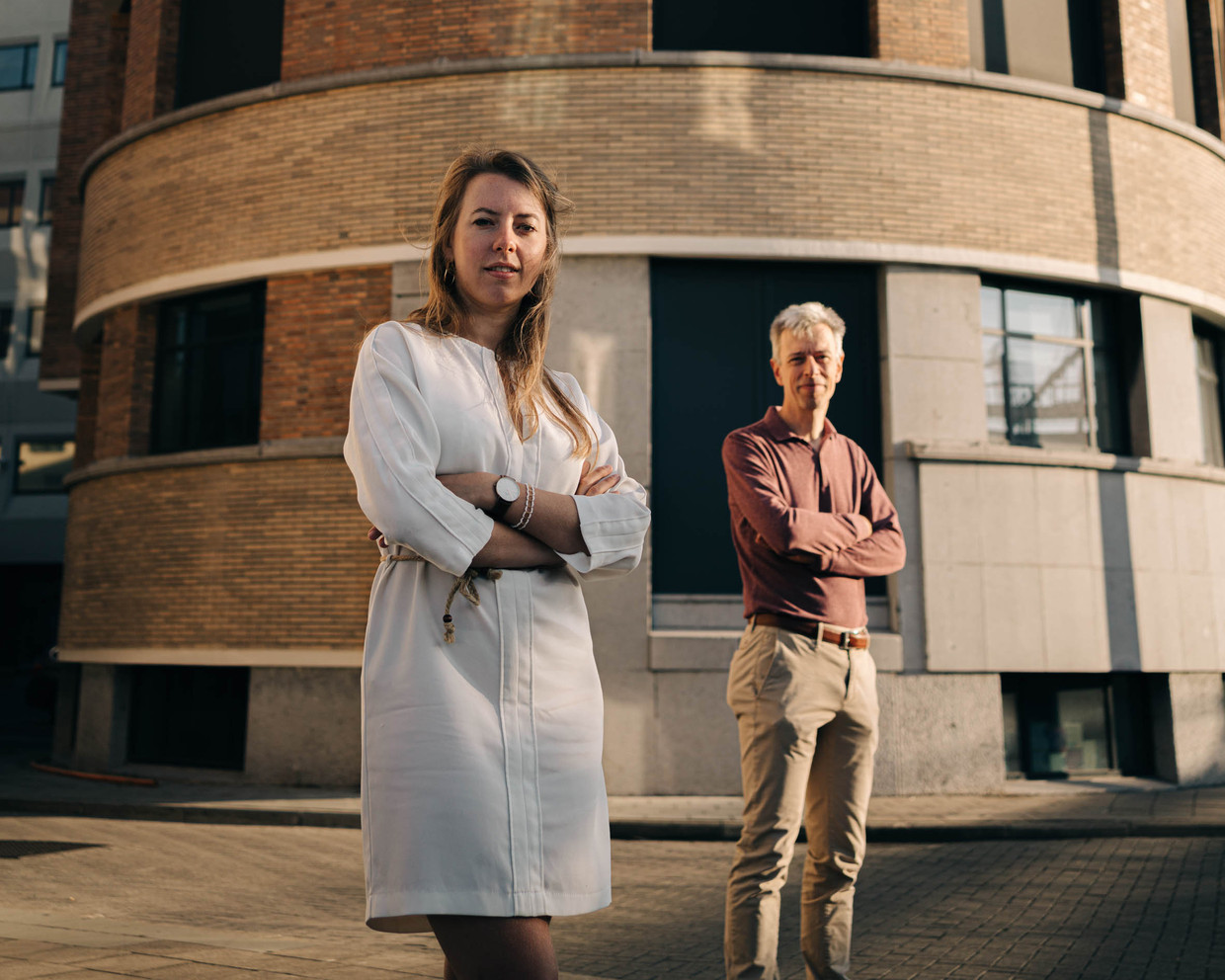 Aline Muylaert en Geert Noels.