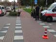 De plaats van het ongeval in Waalwijk.