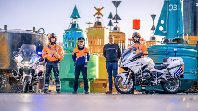 Politie Oostende neemt nieuwe motorfietsen in gebruik en rekent daarvoor al 50 jaar op lokale verdeler: “Doet ons als familiebedrijf veel plezier”