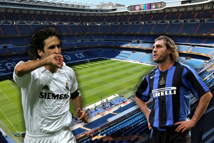 Raúl en Christian Vieri, twee clubiconen van Real Madrid en Inter Milaan, maar weet jij welke spelers voor beide clubs uitkwamen?