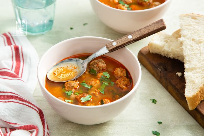 Wat Eten We Vandaag Tomatensoep Met Gehaktballen Koken Eten Ad Nl