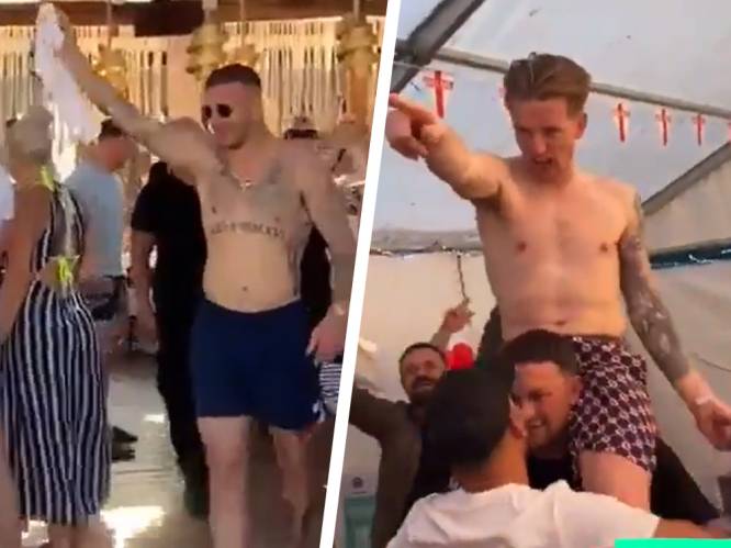 Engelsen, met Walker en Pickford op kop, gooien alle remmen los op vakantie: “Sweet Caroline!”