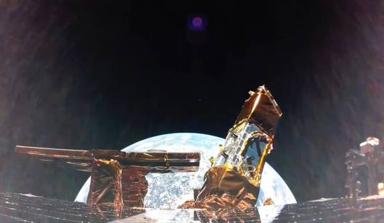 Maanmissie Blue Ghost toont aardbewoners betoverend uitzicht op onze planeet