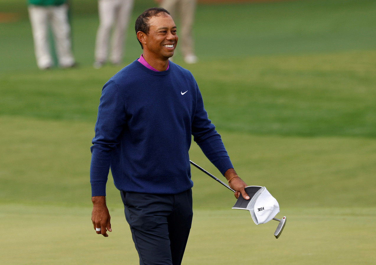 Tiger Woods tijdens zijn laatste toernooi in 2020.