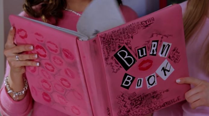 Het iconische 'Burn Book' uit de film ‘Mean Girls’.