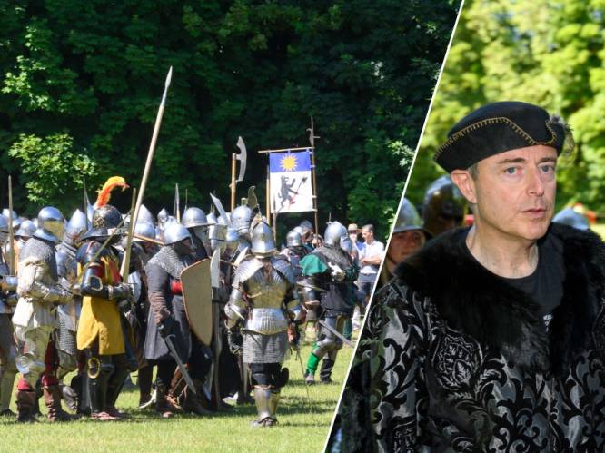 Ridders, jonkvrouwen ... én Bart ‘Filips van Marnix’ De Wever: middeleeuws festival ‘De Quaeye Werelt’ palmt Rivierenhof in