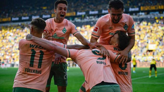 Borussia Dortmund geeft in krankzinnige slotminuten alles uit handen, Becker belangrijk in Berlijn