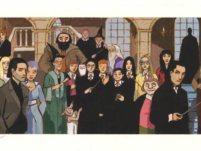 Originele tekening van Harry Potter geveild in Brussel, waarde geschat op minstens 10.000 euro
