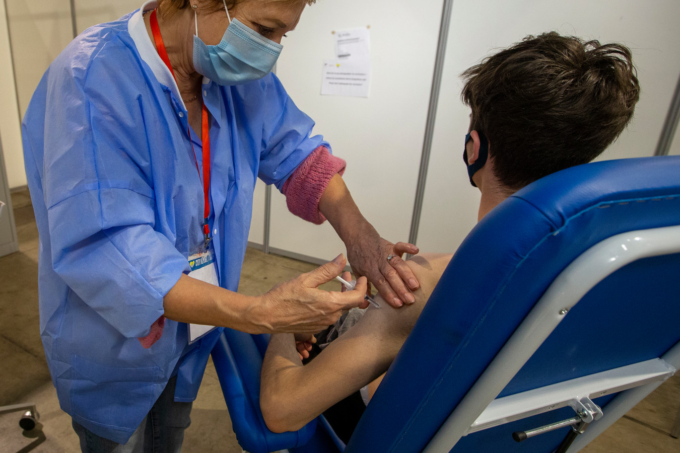 Archive d’illustration (centre de vaccination du Heysel, Bruxelles)