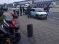De Mandenmakerstraat op industrieterrein De Geer in Zwijndrecht is regelmatig het decor van scootermeetings.