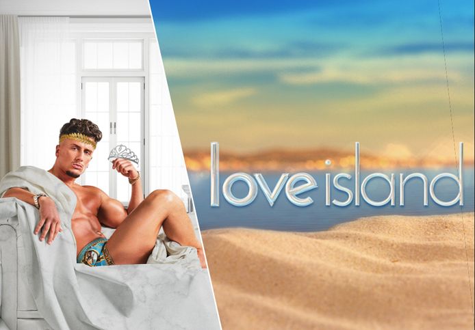 REALITYCHECK. 'Ex on the Beach: Double Dutch'-deelnemer Harrie en het logo van 'Love Island'.
