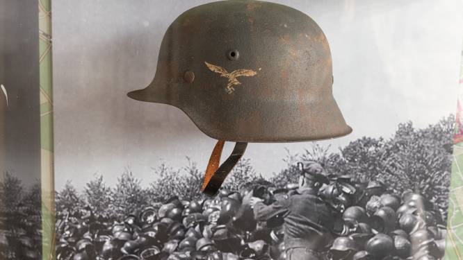 Museum in Soesterberg krijgt puntgave Duits helm cadeau die jarenlang in een schuur lag